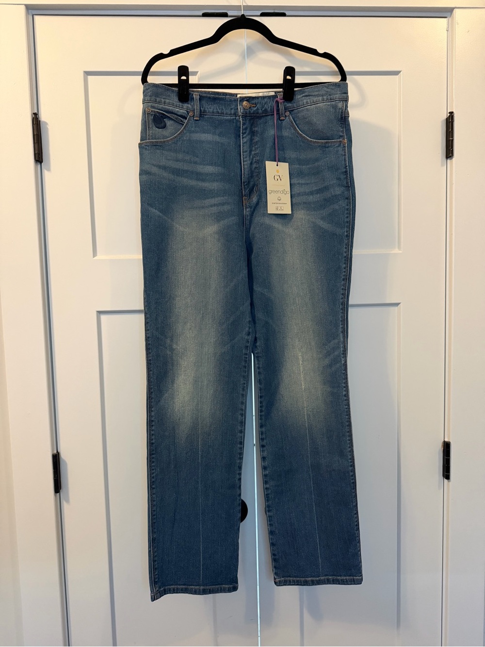 Gloria Vanderbilt x Christian Siriano Original NY Straight Jeans Size 12 NWT